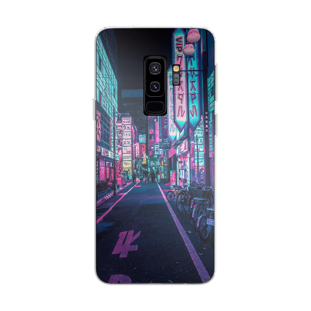 Tokyo Street Wonderful Neon Galaxy S9 Plus Case