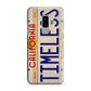 Back to the Future License Plate Timeless Galaxy S9 Plus Case