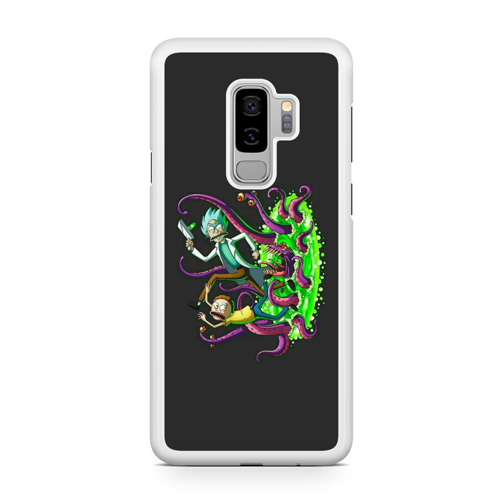 Rick And Morty Pass Through The Portal Galaxy S9 Plus Case