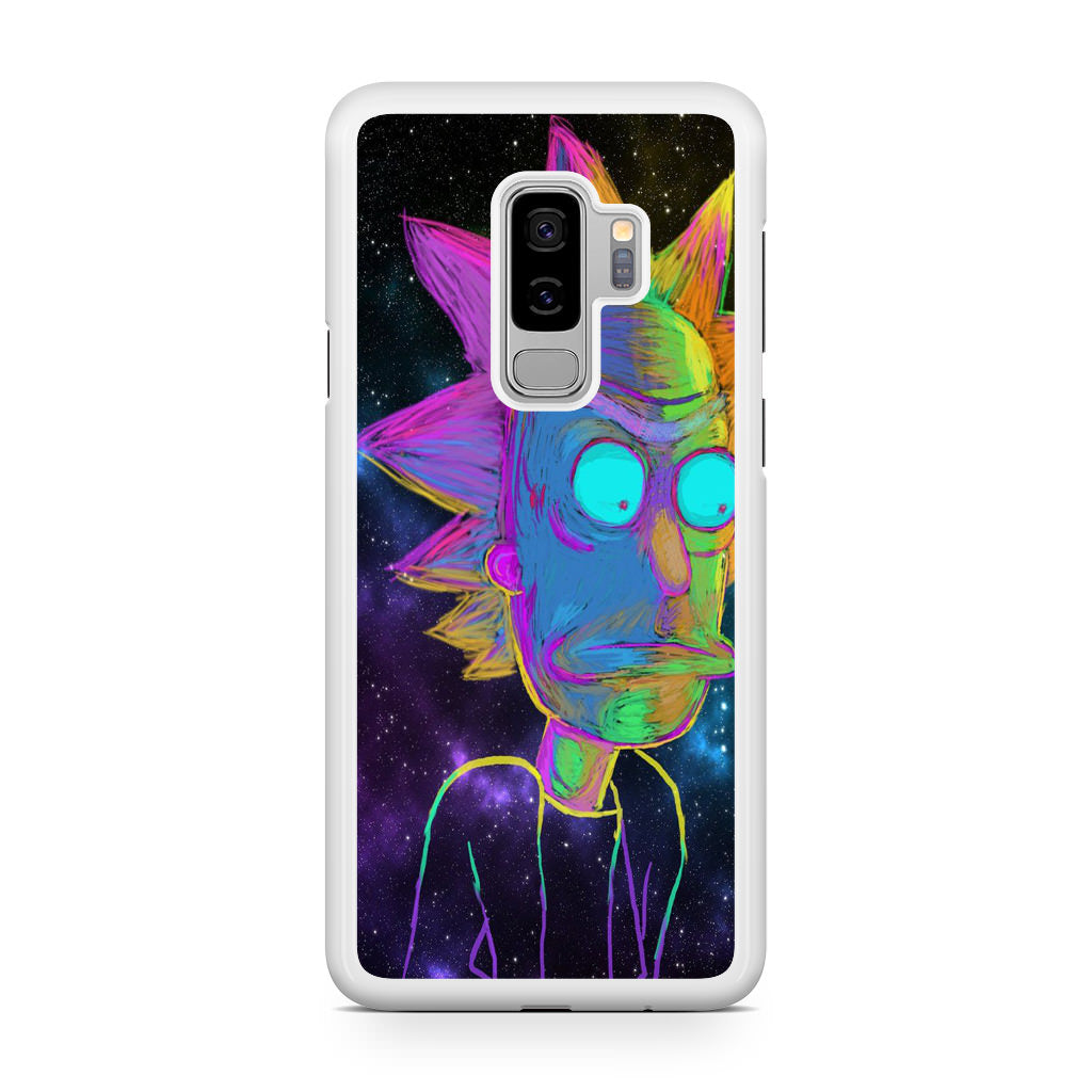 Rick Colorful Crayon Space Galaxy S9 Plus Case