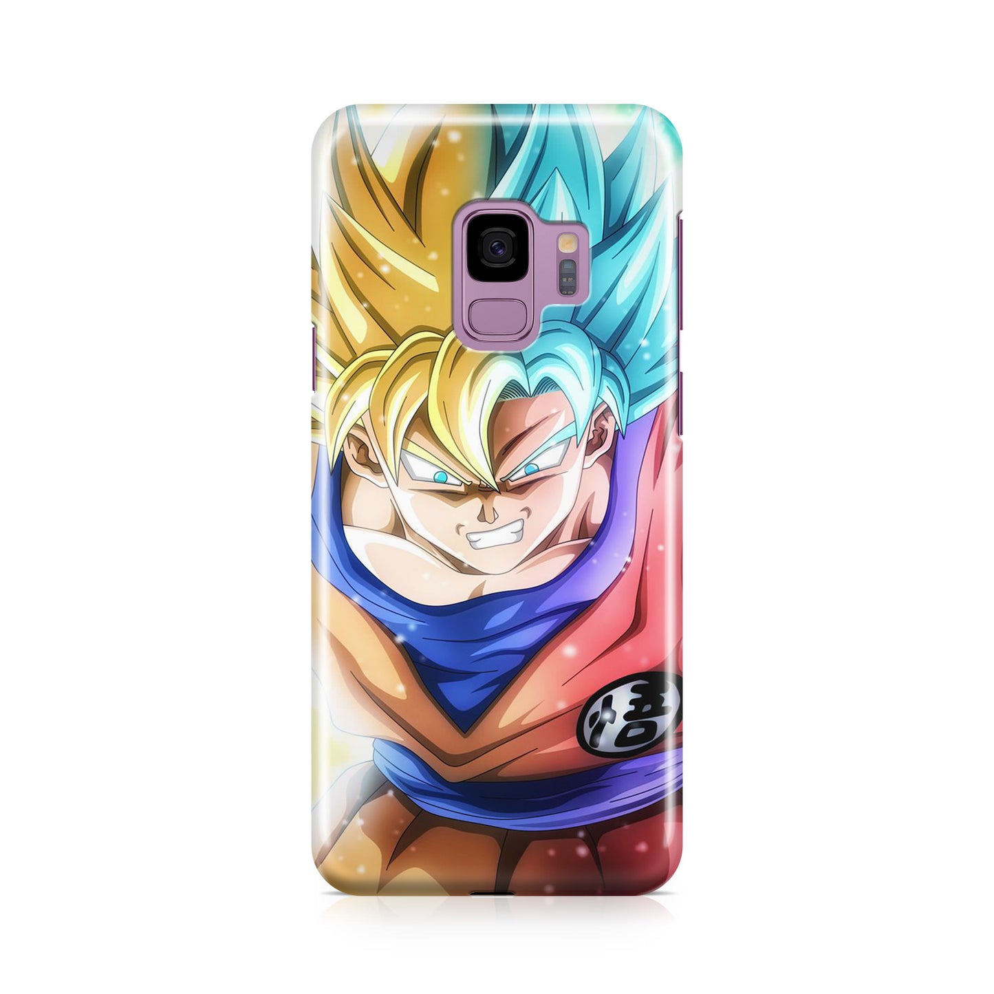 Goku SSJ 1 to SSJ Blue Galaxy S9 Case