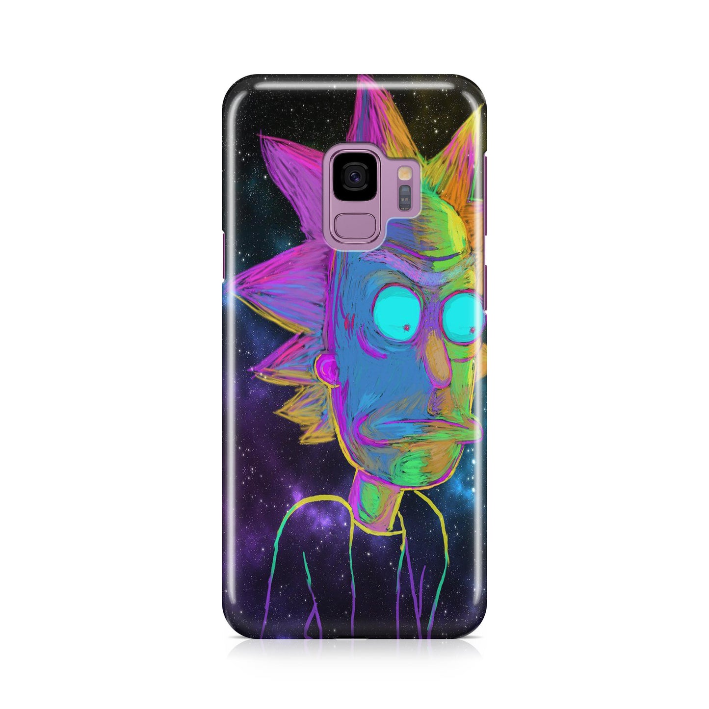 Rick Colorful Crayon Space Galaxy S9 Case