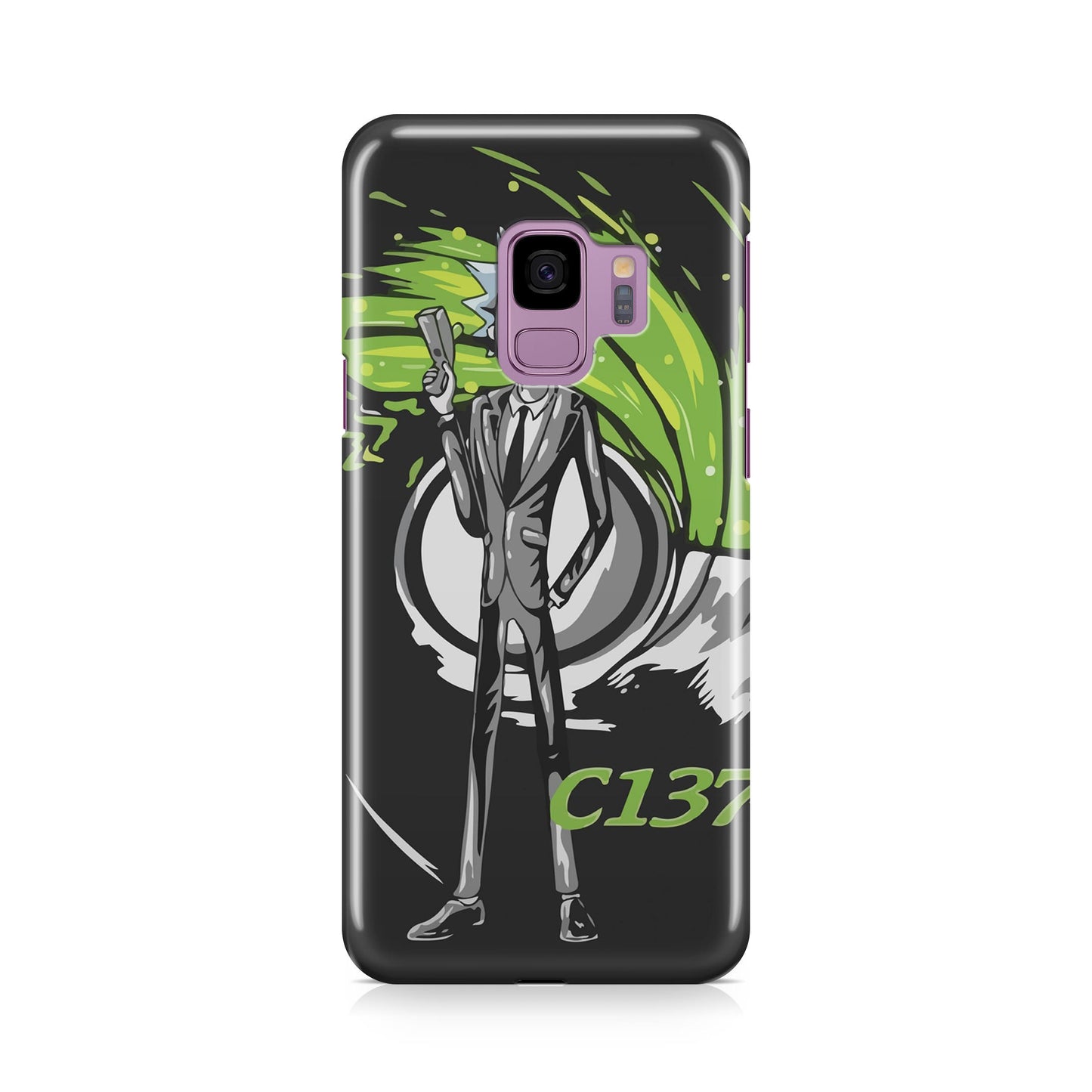 Rick Sanchez Agent C137 Galaxy S9 Case