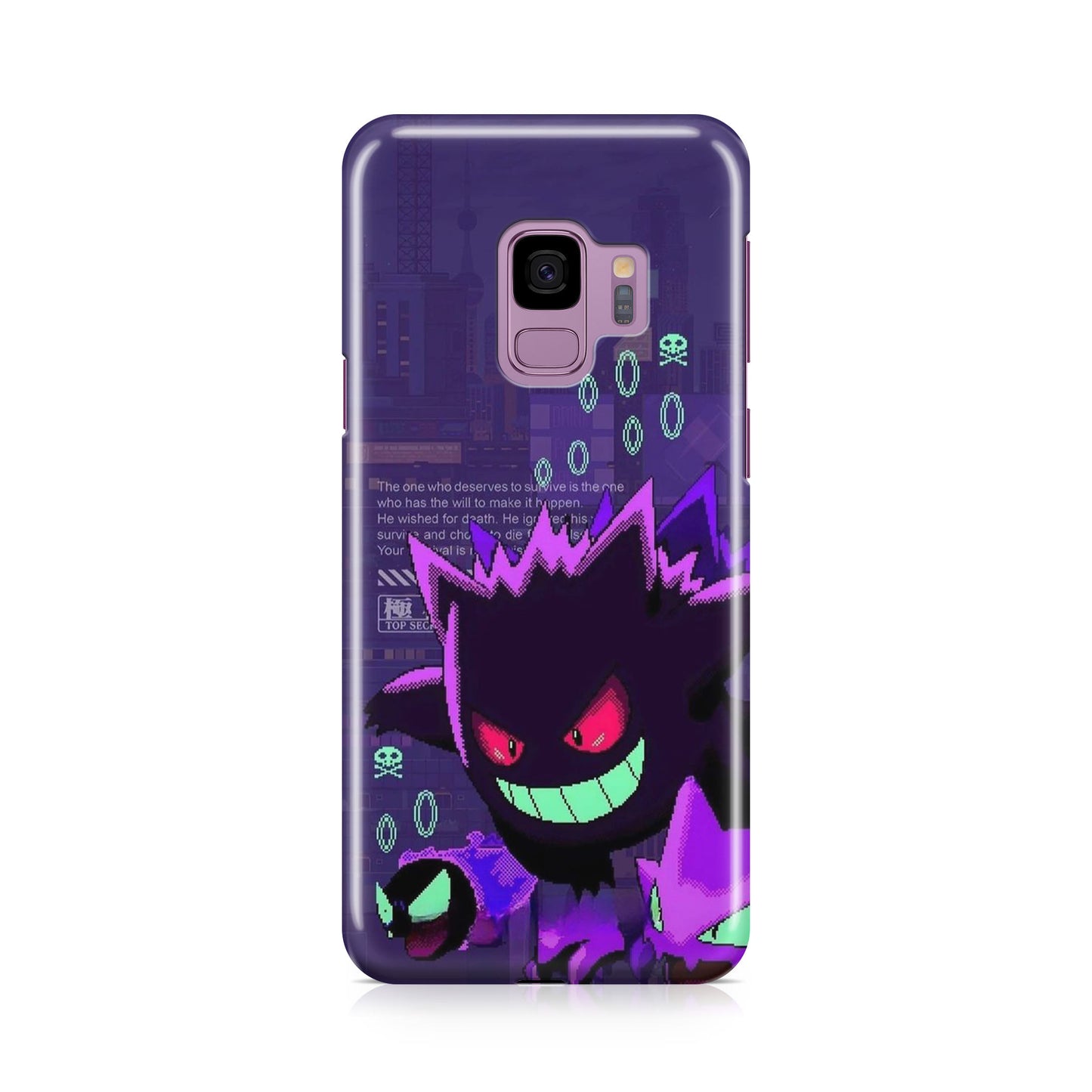 Gengar Pixel Art Galaxy S9 Case