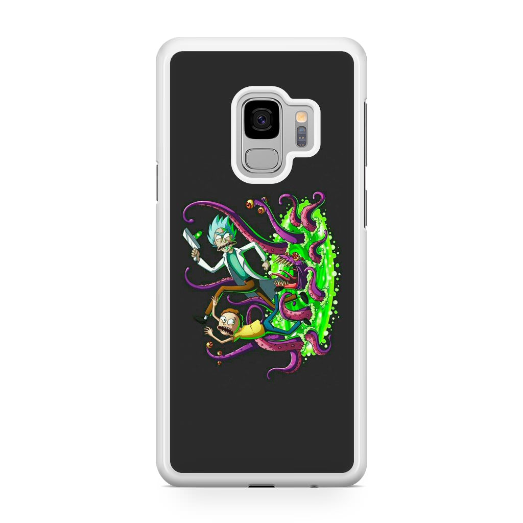 Rick And Morty Pass Through The Portal Galaxy S9 Case