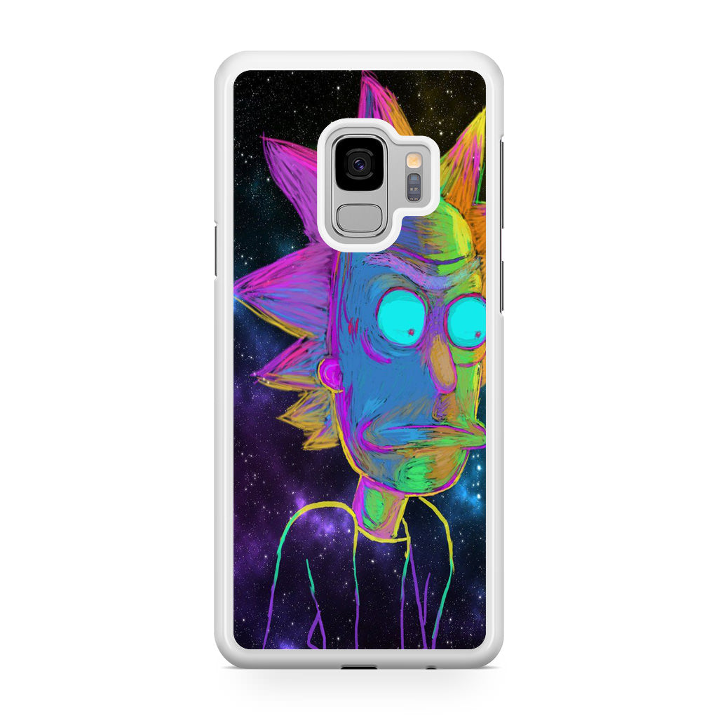 Rick Colorful Crayon Space Galaxy S9 Case