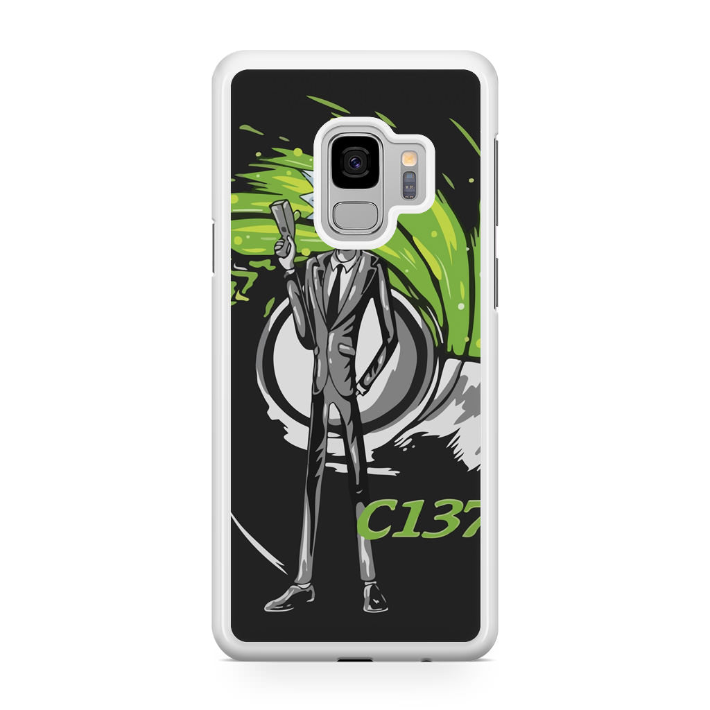 Rick Sanchez Agent C137 Galaxy S9 Case