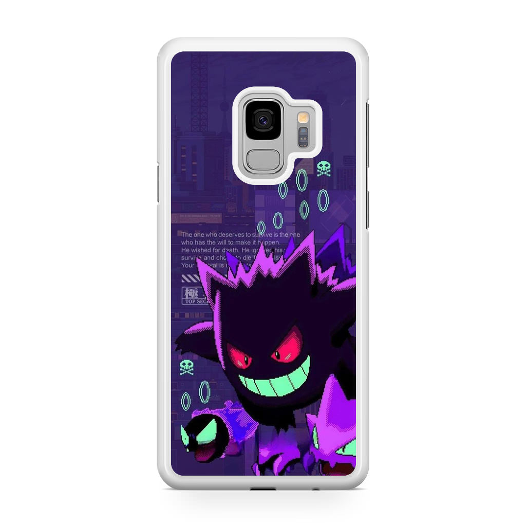 Gengar Pixel Art Galaxy S9 Case