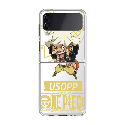 Chibi Usopp Samsung Galaxy Z Flip 3 Case