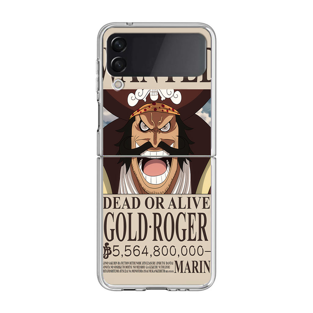 Gold Roger Bounty Samsung Galaxy Z Flip 3 Case