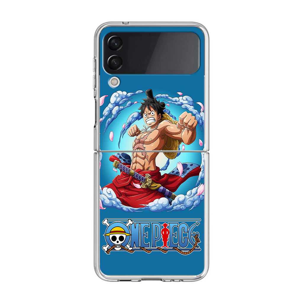 Luffy Arc Wano One Piece Samsung Galaxy Z Flip 3 Case