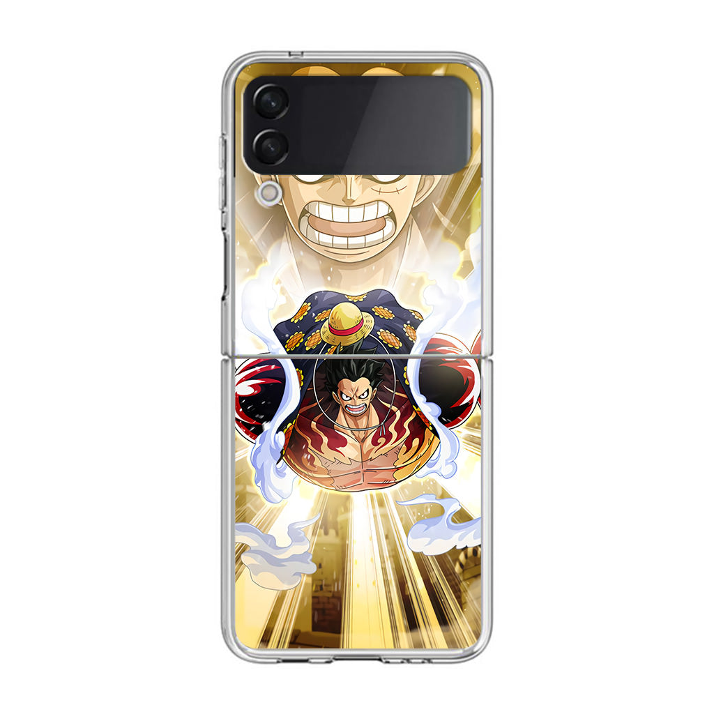 Luffy Flying Bounce Man Samsung Galaxy Z Flip 3 Case