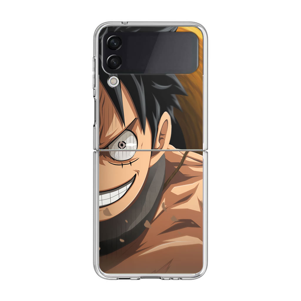 Luffy Half Smile Samsung Galaxy Z Flip 3 Case