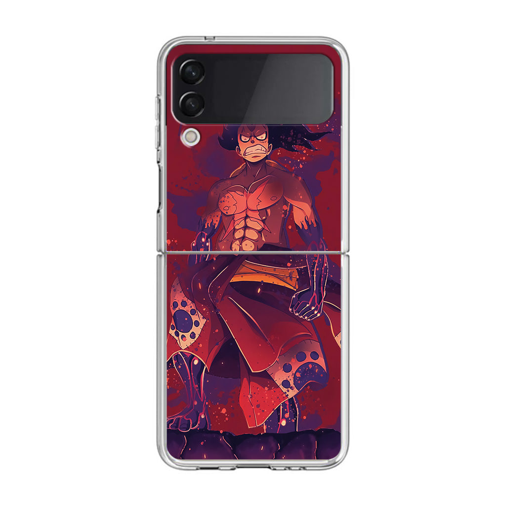 Luffy Snake Man Art Samsung Galaxy Z Flip 3 Case