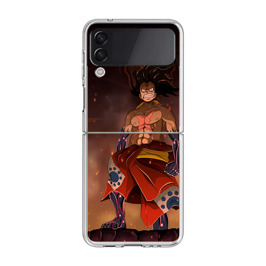 Luffy Snake Man Form Samsung Galaxy Z Flip 3 Case