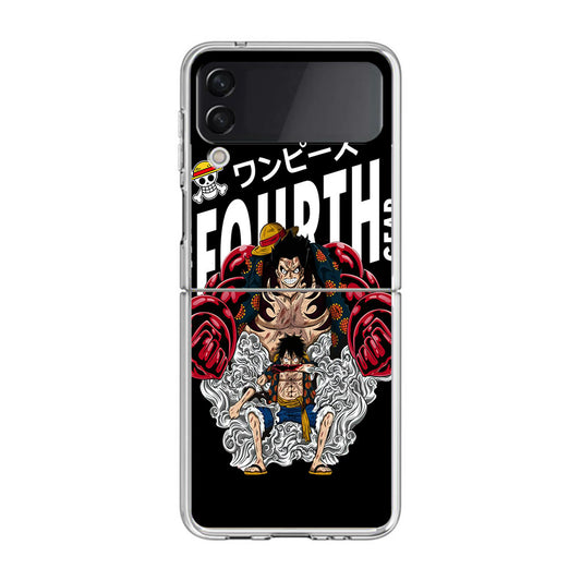 Luffy The Fourth Gear Black Samsung Galaxy Z Flip 3 Case