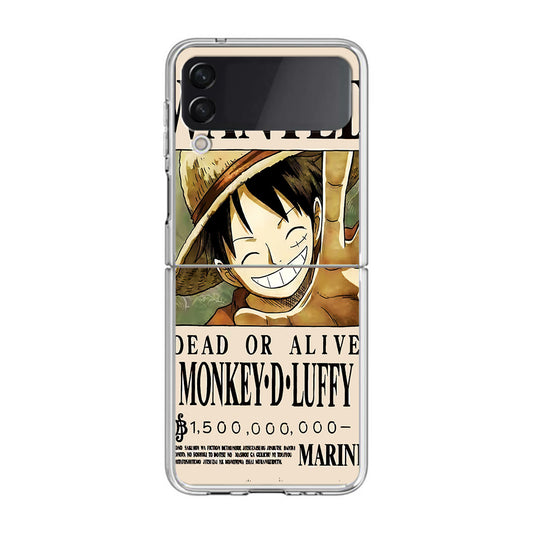 Monkey D Luffy Bounty Samsung Galaxy Z Flip 4 Case