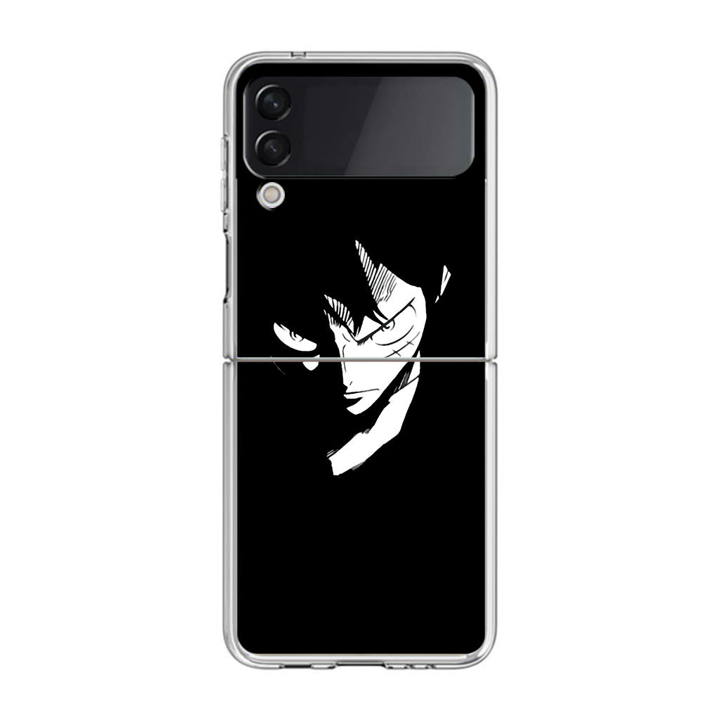 Monkey D Luffy Silhouette Samsung Galaxy Z Flip 3 Case