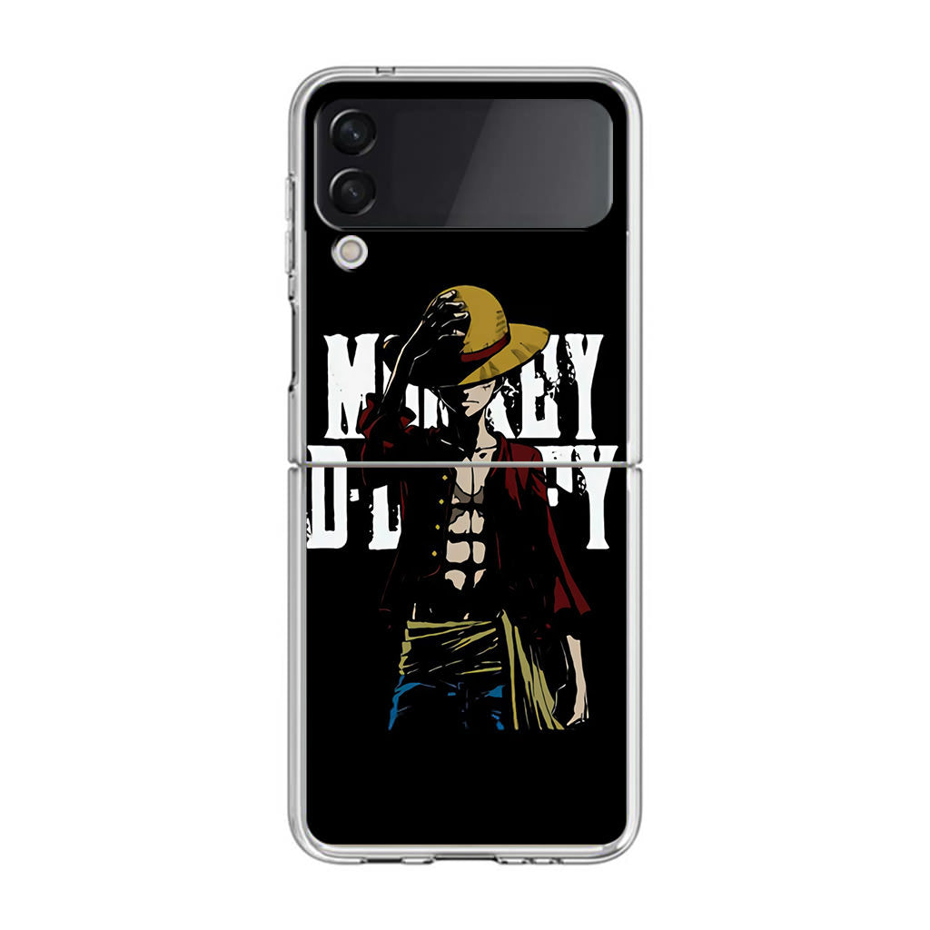 Monkey D Luffy Straw Hat Samsung Galaxy Z Flip 3 Case