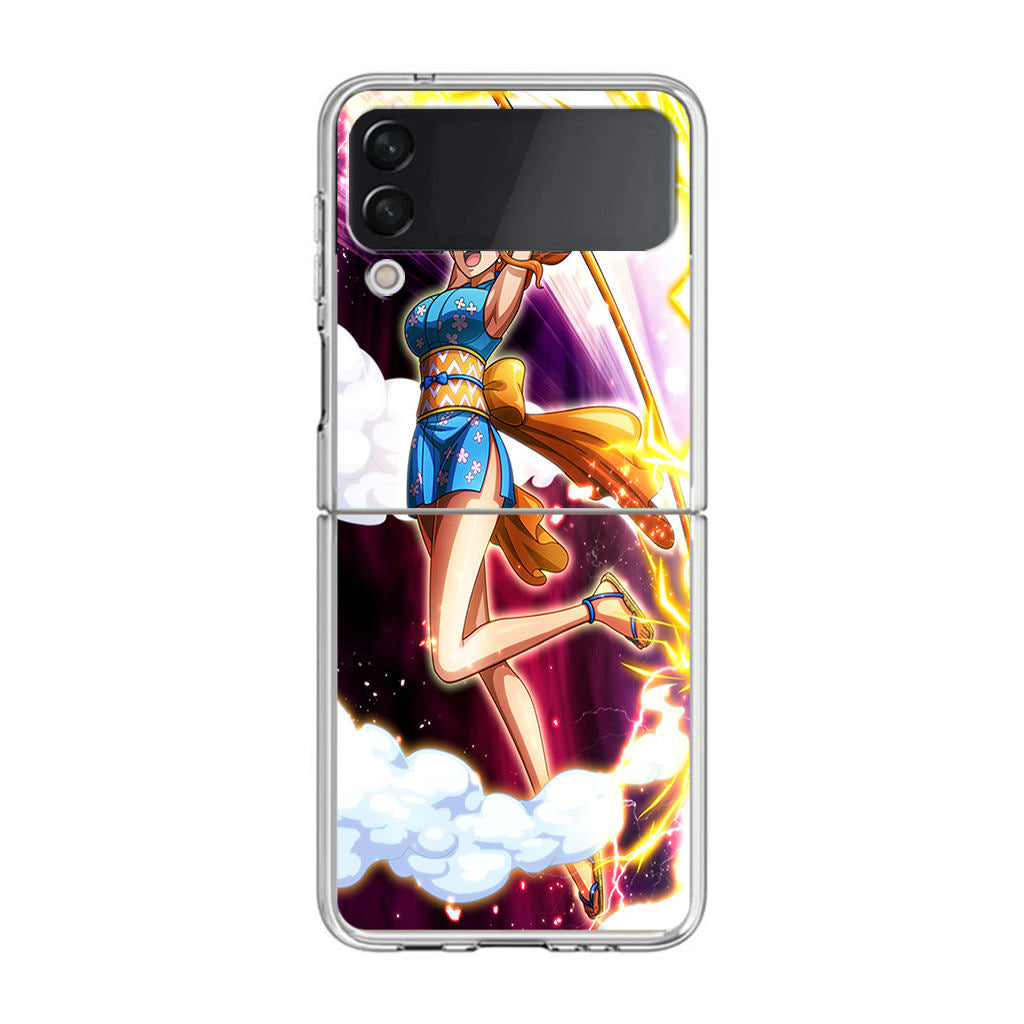 Nami Ninpo Raitei Samsung Galaxy Z Flip 4 Case