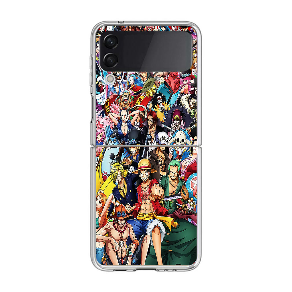 One Piece Characters In New World Samsung Galaxy Z Flip 3 Case