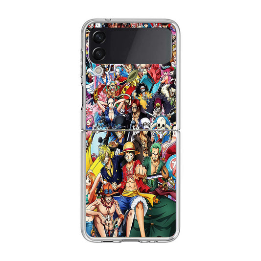 One Piece Characters In New World Samsung Galaxy Z Flip 3 Case