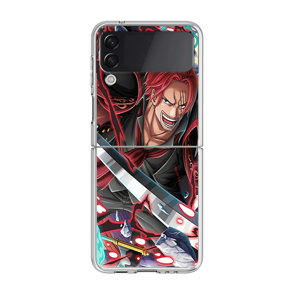 Red Hair Shanks Samsung Galaxy Z Flip 3 Case