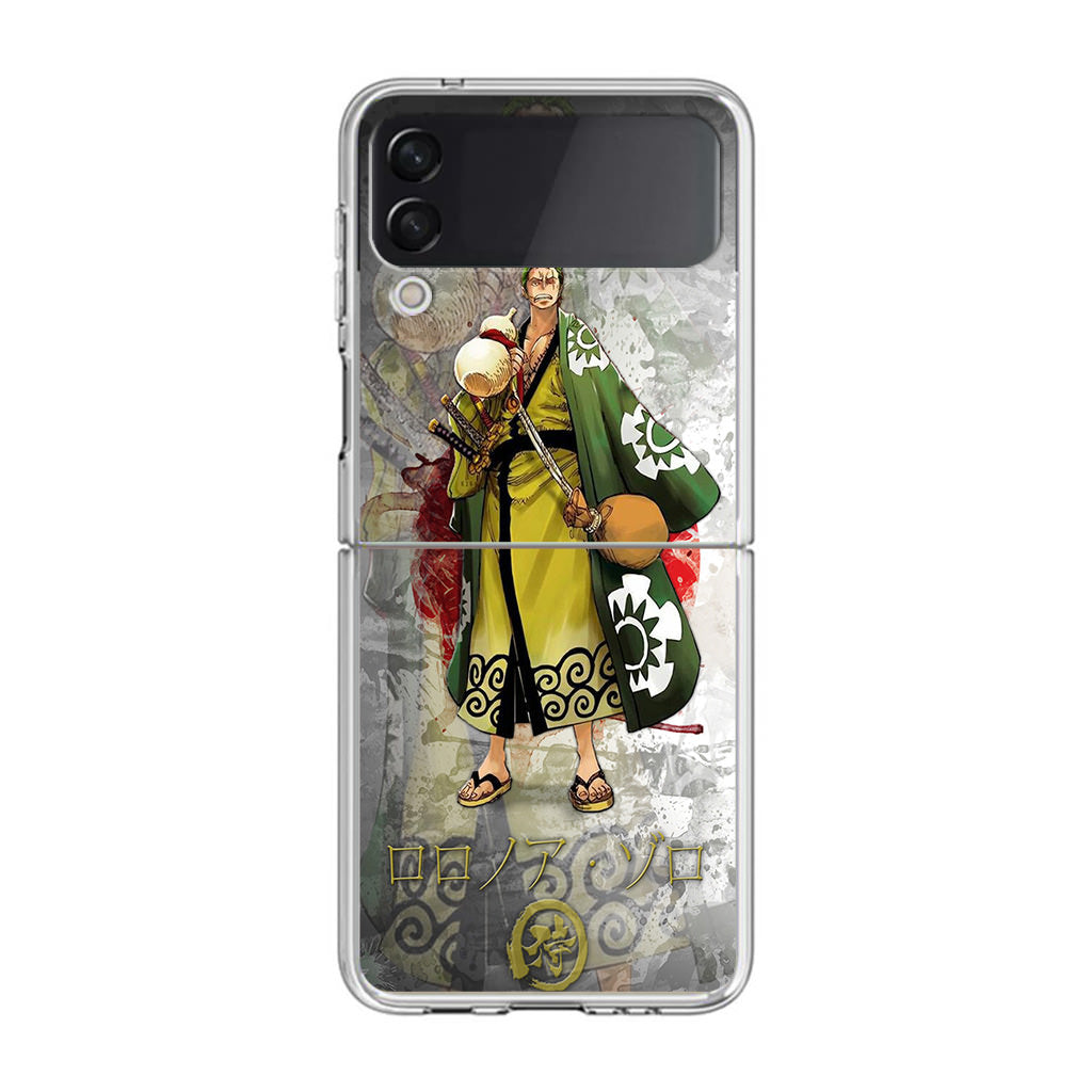 Roronoa Zoro Arc Wano Samsung Galaxy Z Flip 3 Case