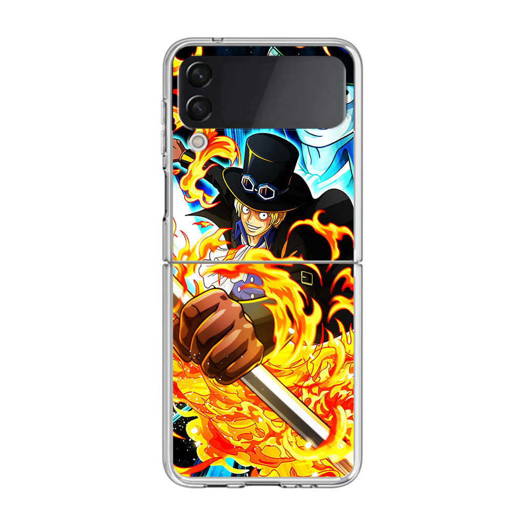 Sabo One Piece Samsung Galaxy Z Flip 3 Case