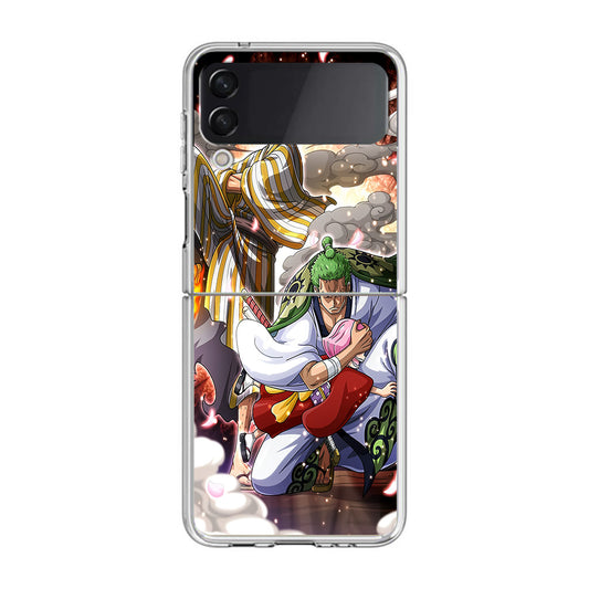 Sanji And Zoro Saving Otoko Samsung Galaxy Z Flip 3 Case