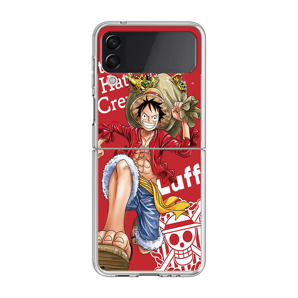 Straw Hat Monkey D Luffy Samsung Galaxy Z Flip 3 Case