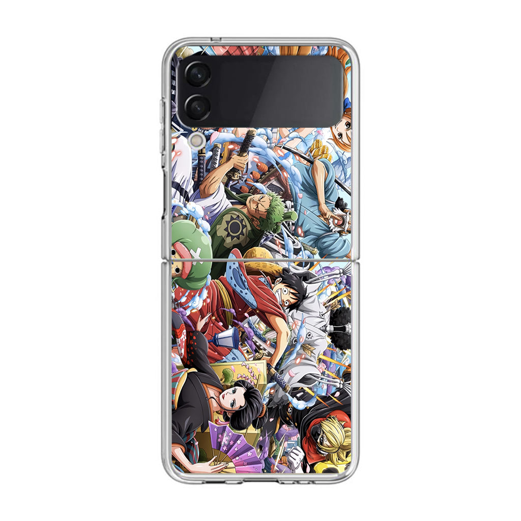 Straw Hat Pirates Arc Wano Samsung Galaxy Z Flip 3 Case