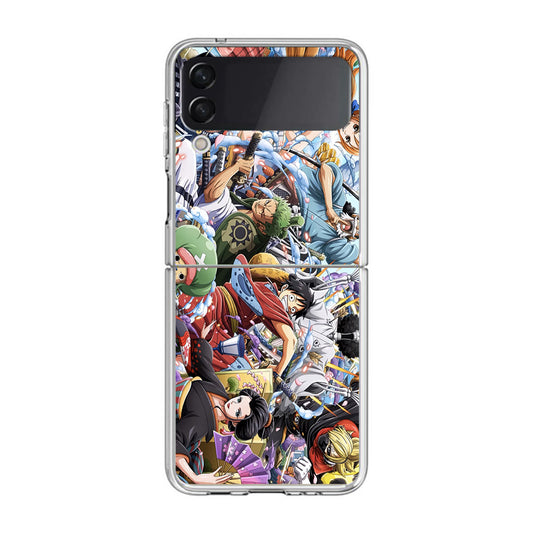 Straw Hat Pirates Arc Wano Samsung Galaxy Z Flip 4 Case