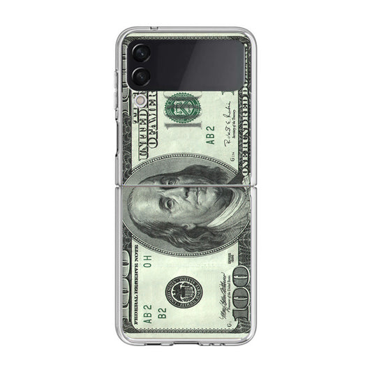 100 Dollar Samsung Galaxy Z Flip 3 Case