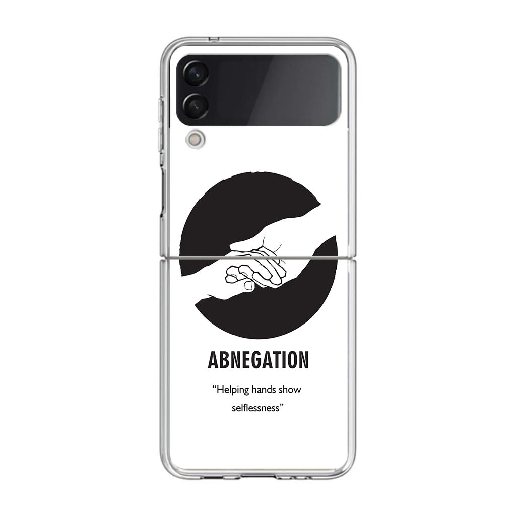 Abnegation Divergent Faction Samsung Galaxy Z Flip 3 Case