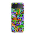 Abstract Colorful Doodle Art Samsung Galaxy Z Flip 4 Case