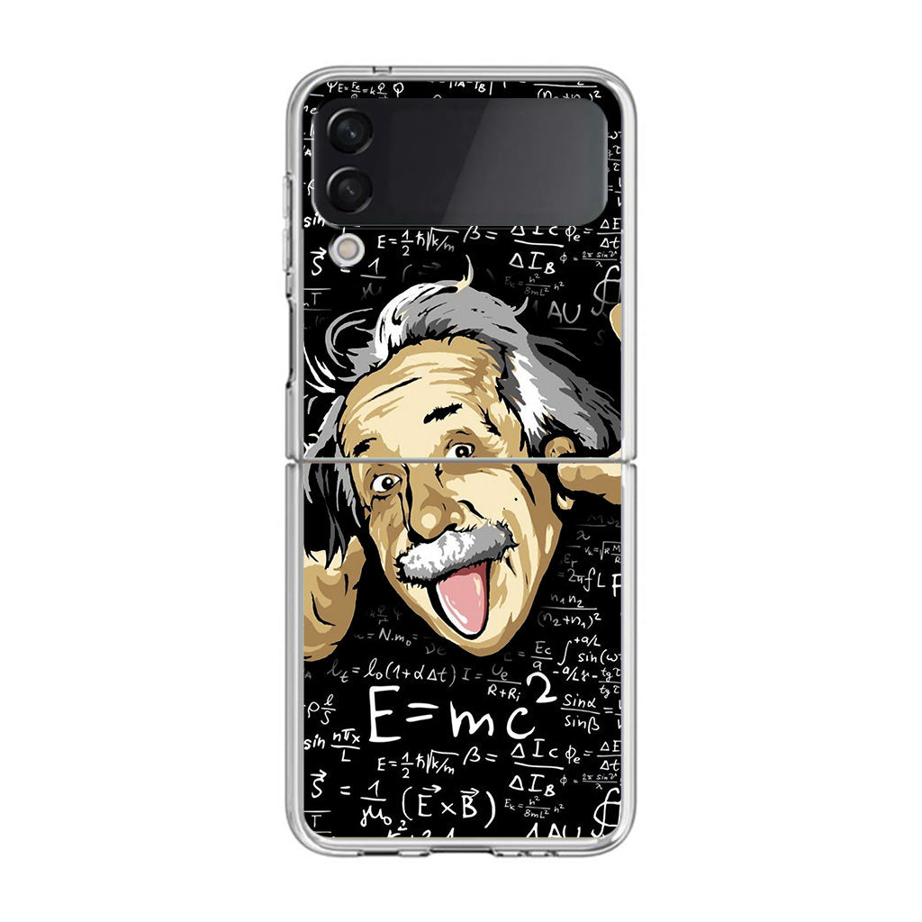 Albert Einstein's Formula Samsung Galaxy Z Flip 3 Case