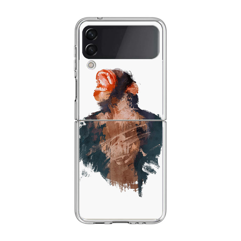 Ape Painting Samsung Galaxy Z Flip 3 Case