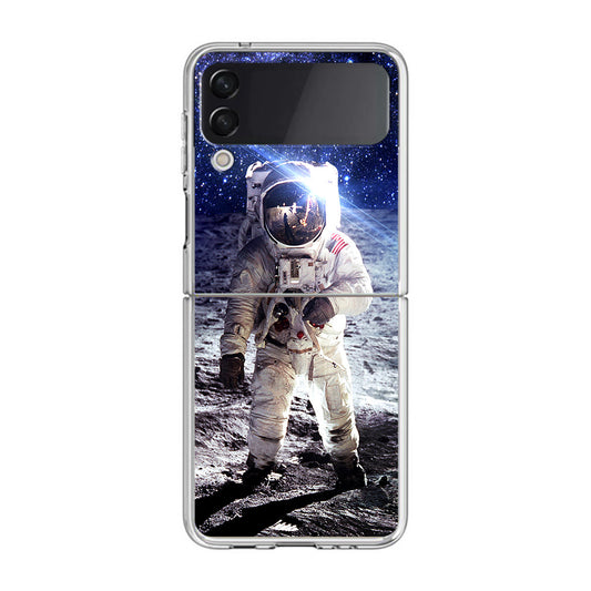 Astronaut Space Moon Samsung Galaxy Z Flip 3 Case