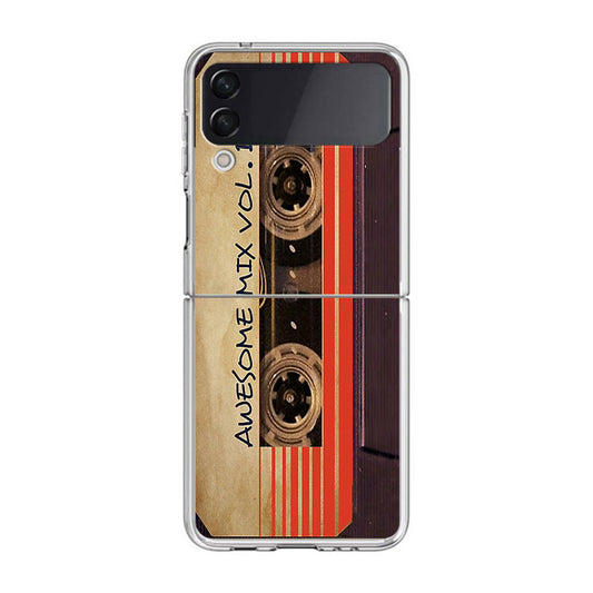 Awesome Mix Vol 1 Cassette Samsung Galaxy Z Flip 3 Case