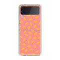 Bananas Fruit Pattern Pink Samsung Galaxy Z Flip 4 Case