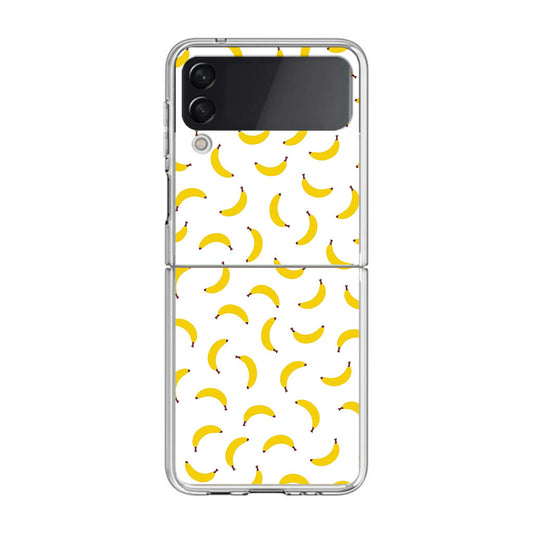 Bananas Fruit Pattern Samsung Galaxy Z Flip 3 Case