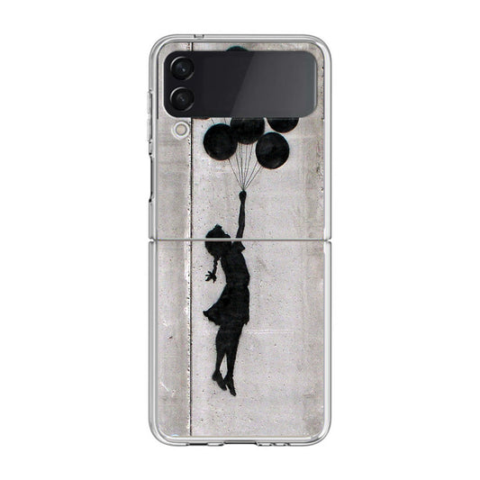 Banksy Girl With Balloons Samsung Galaxy Z Flip 3 Case