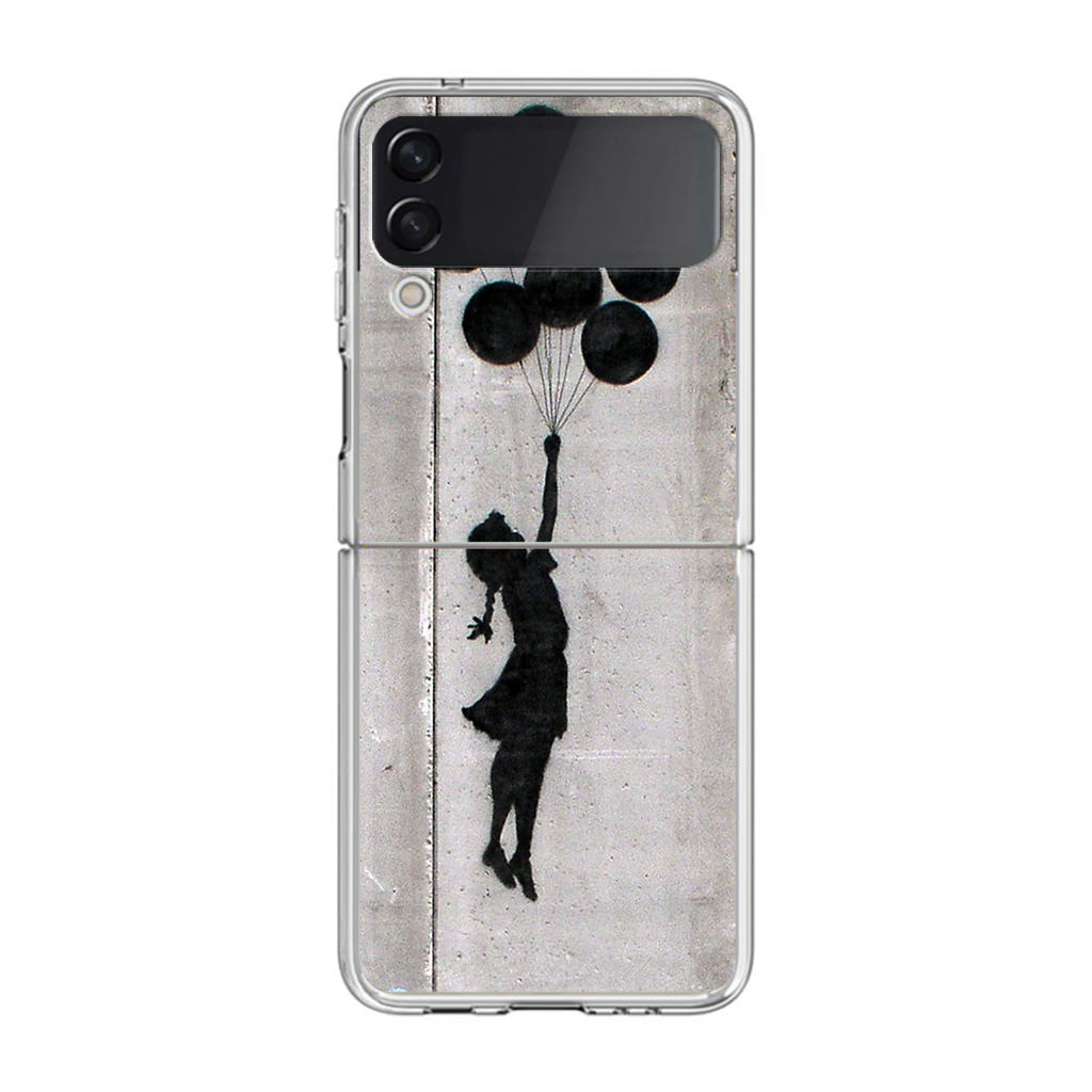 Banksy Girl With Balloons Samsung Galaxy Z Flip 4 Case