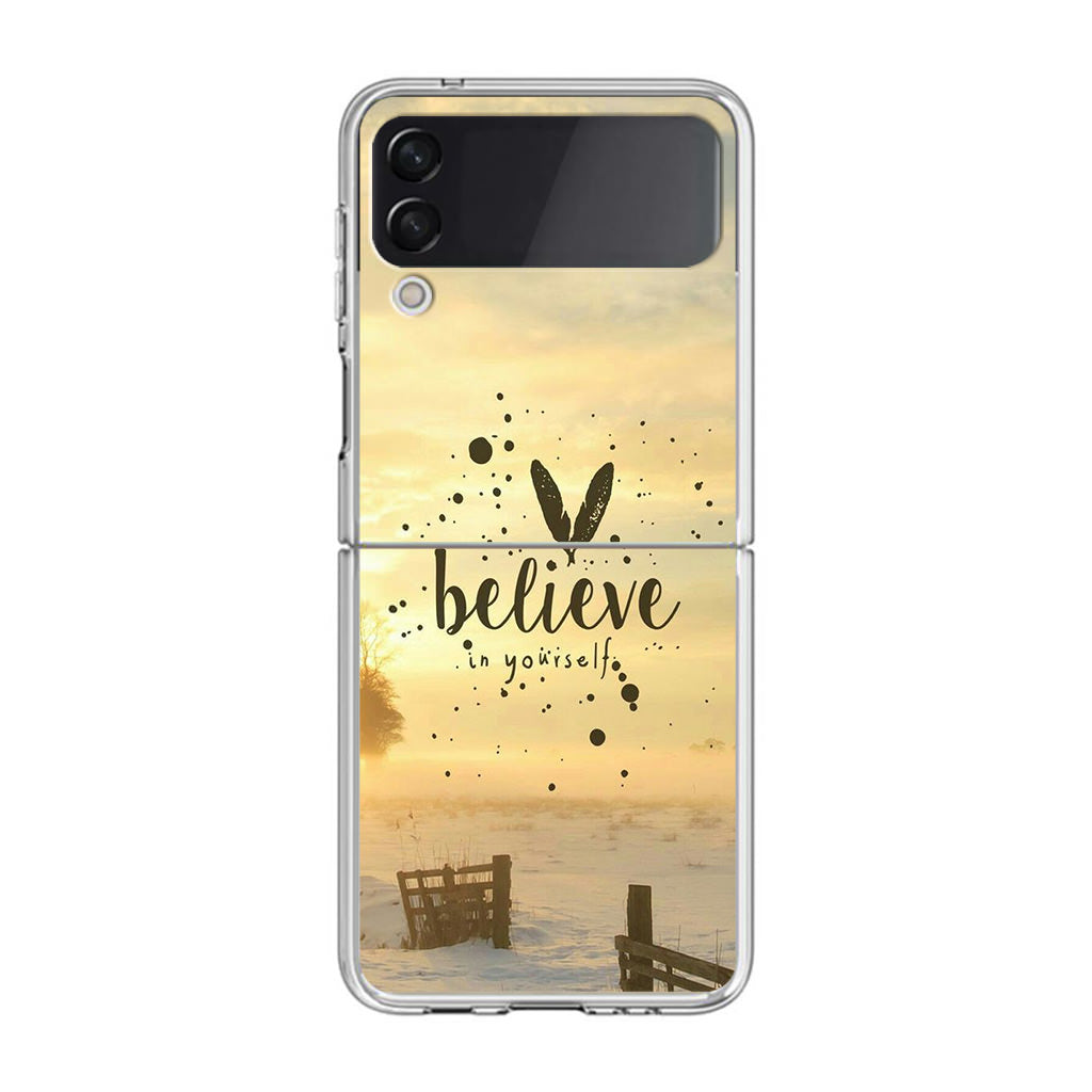 Believe in Yourself Samsung Galaxy Z Flip 3 Case