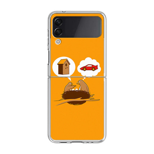 Bird Life Priorities Samsung Galaxy Z Flip 4 Case