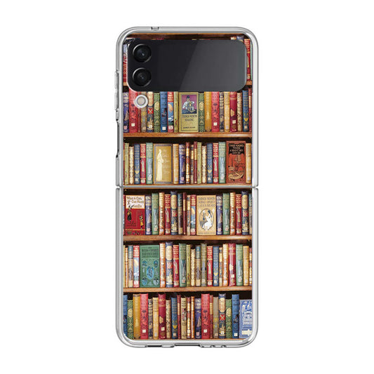 Bookshelf Library Samsung Galaxy Z Flip 3 Case