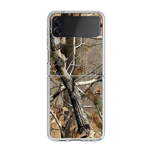 Camoflage Real Tree Samsung Galaxy Z Flip 3 Case