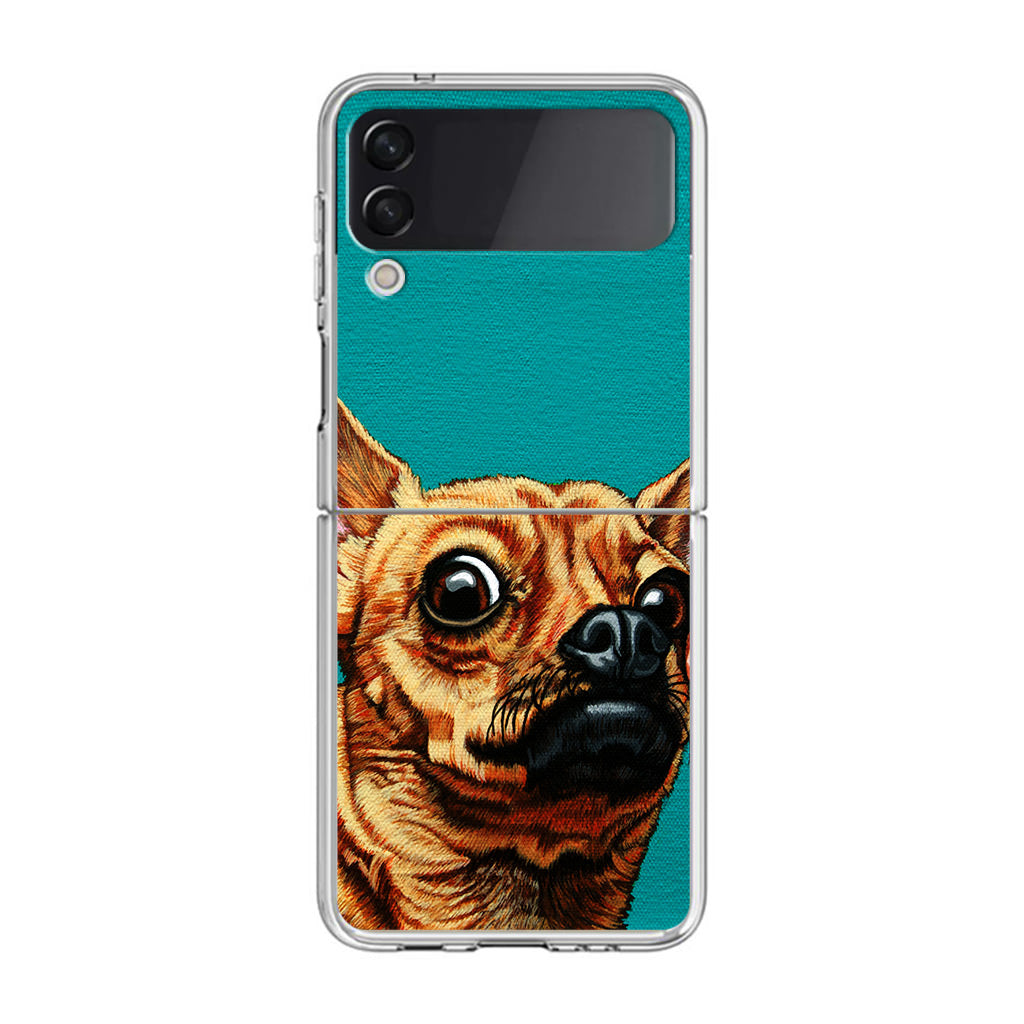 Chihuahua Art Samsung Galaxy Z Flip 3 Case