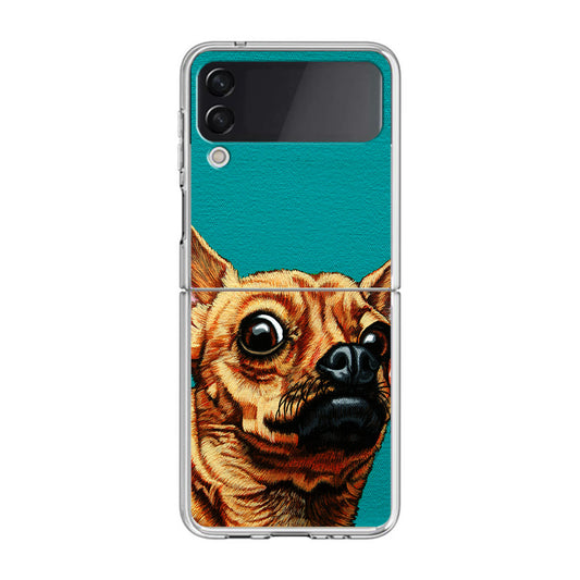 Chihuahua Art Samsung Galaxy Z Flip 3 Case